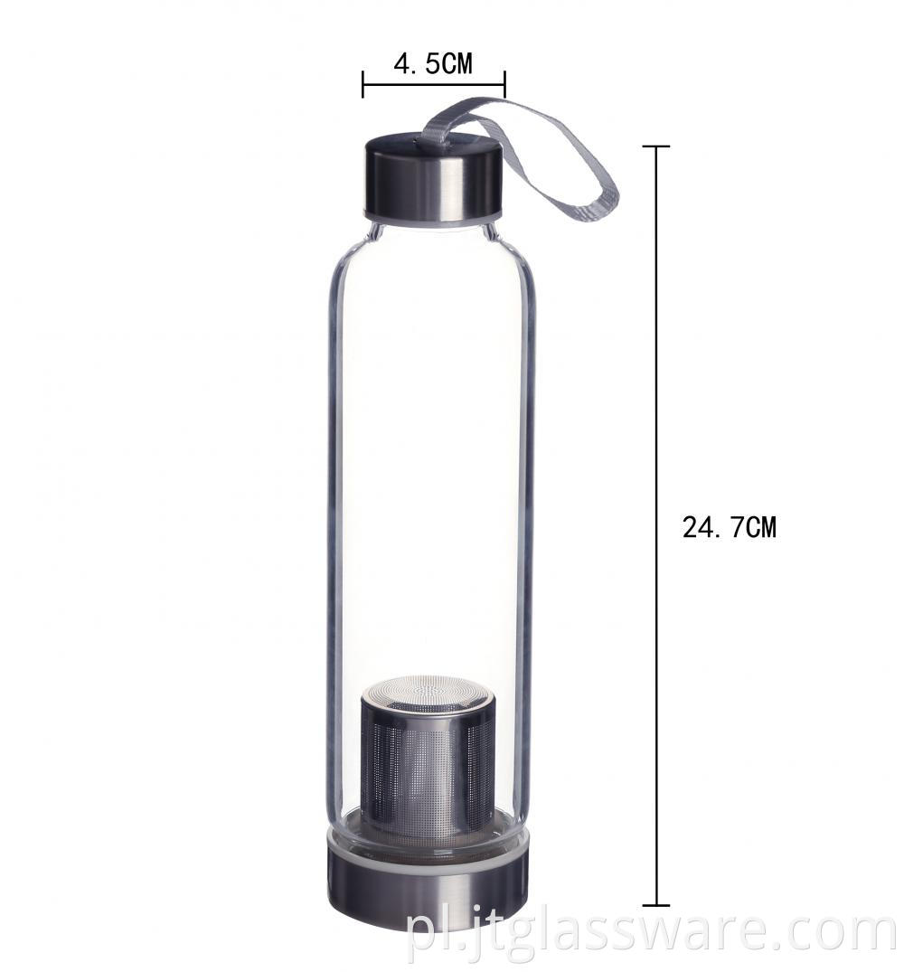 Glass Water Bottle